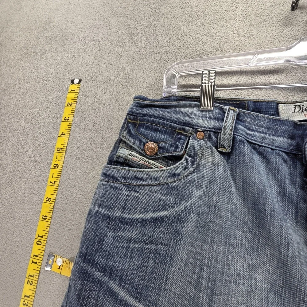Diesel Jeans Mens Blue Kulter Regular Straight Button Fly Italy 00727 Fits 32x32 - Picture 14 of 16